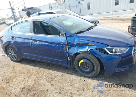 2018 Hyundai Elantra Sel z USA, uszkodzony, nr VIN 5NPD84LF6JH228221